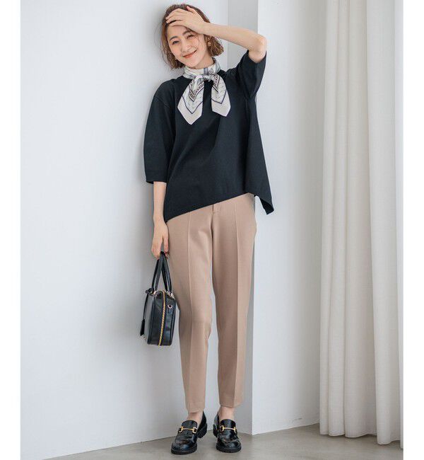 23区「【洗える】ドライ2WAYストレッチ テーパードパンツ」|その他|