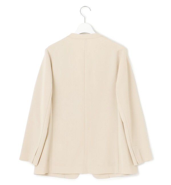 23区「【セットアップ対応/洗える】2WAYストレッチツイル ジャケット」|ノーカラージャケット|