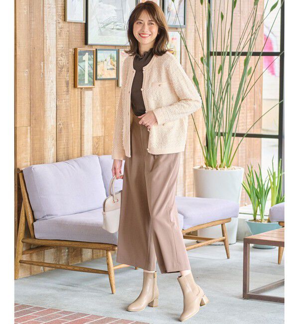 ANY SIS「【23.0~24.5cm】メタルラインサイドゴア ブーツ」|ショートブーツ|