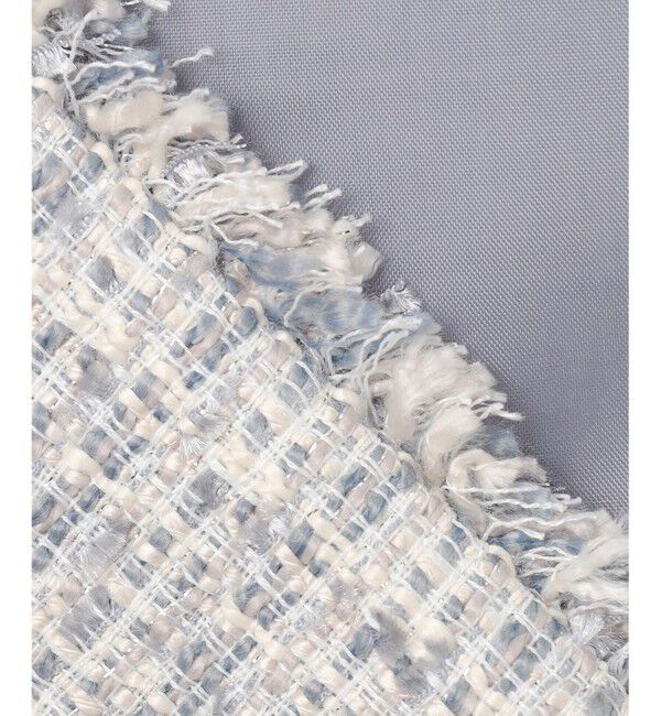 any SiS「ツイードノーカラーミドル ジャケット」|ノーカラージャケット|