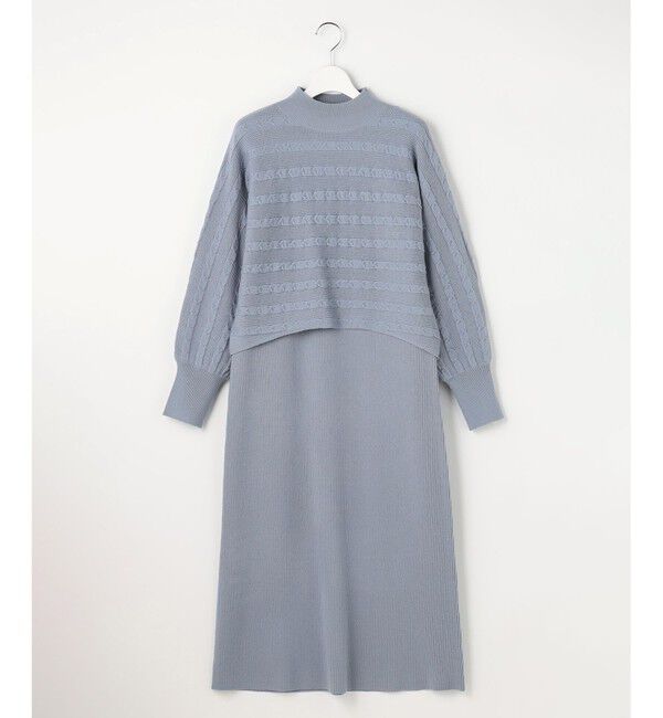 ANY SIS「【2SET】ニット ボレロ &times; ワンピース セット」|ワンピース|