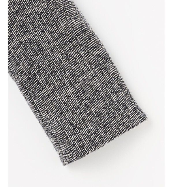 ANY SIS「ライトストレッチ ツイード ジャケット」|ノーカラージャケット|