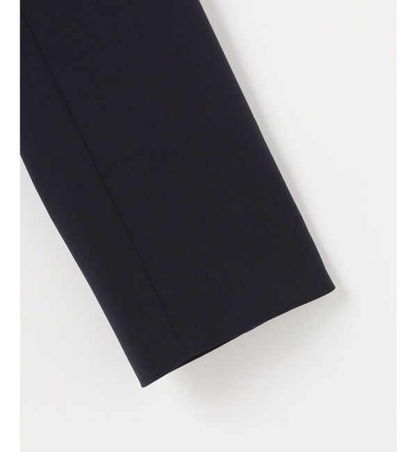 ANY SIS「セレモニーダブルクロス クルーカラー ジャケット」|ノーカラージャケット|