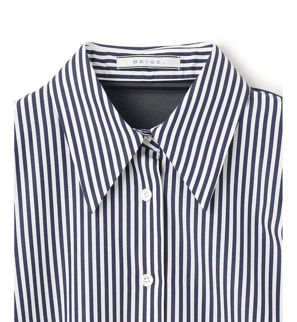 BEIGE,「ALBERT / シアーシャツ」|シャツ・ブラウス|