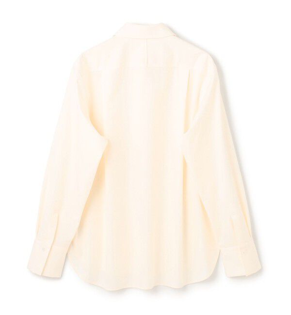 BEIGE,「【洗える・Oggi 11月号掲載】STRAWN / ビッグカラーコットンストレッチシャツ」|シャツ・ブラウス|