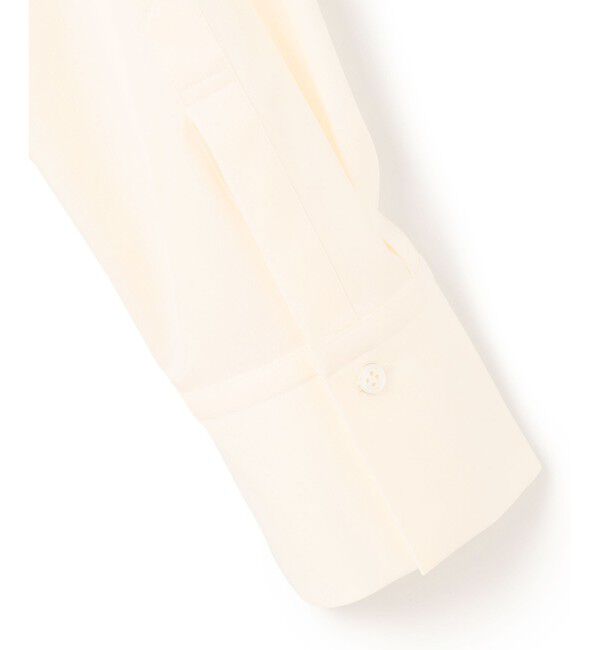 BEIGE,「【洗える・Oggi 11月号掲載】STRAWN / ビッグカラーコットンストレッチシャツ」|シャツ・ブラウス|