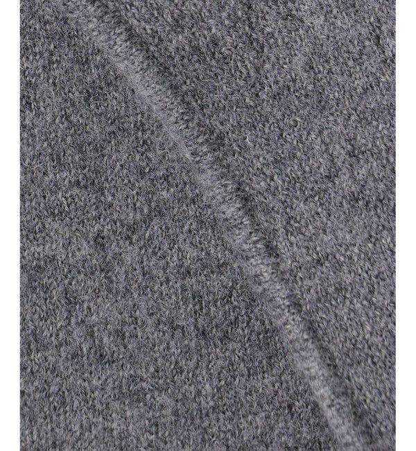 BEIGE,「CHICORA / レザーポケット付きウールニットジャケット」|ニット・セーター|