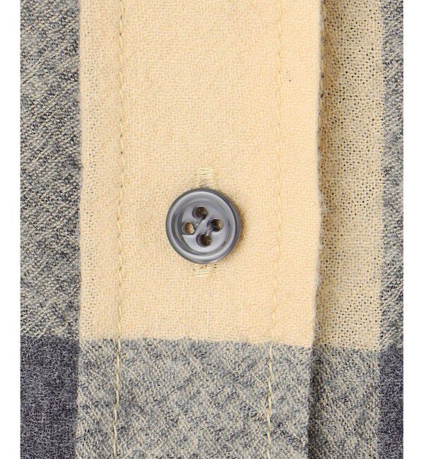 BEIGE,「HOBBS / ウールチェックカシュクールブラウス」|シャツ・ブラウス|