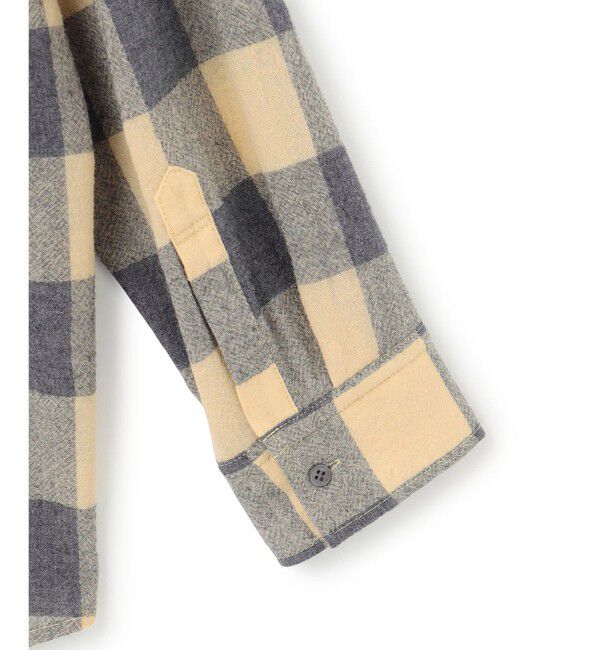 BEIGE,「HOBBS / ウールチェックカシュクールブラウス」|シャツ・ブラウス|