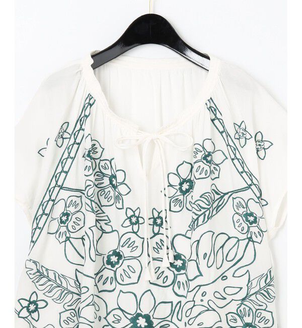  「エスニック刺繍トップ」|シャツ・ブラウス|