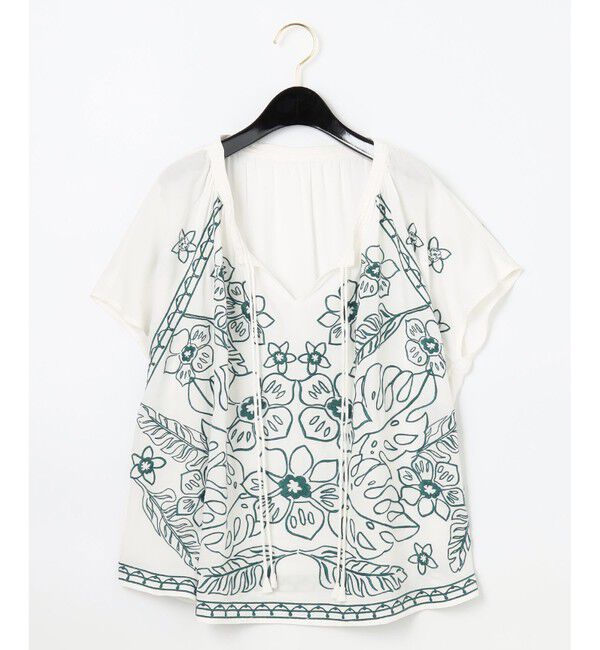  「エスニック刺繍トップ」|シャツ・ブラウス|