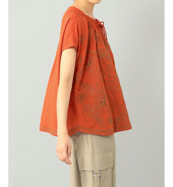  「エスニック刺繍トップ」|シャツ・ブラウス|