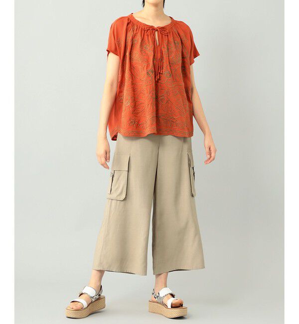  「エスニック刺繍トップ」|シャツ・ブラウス|