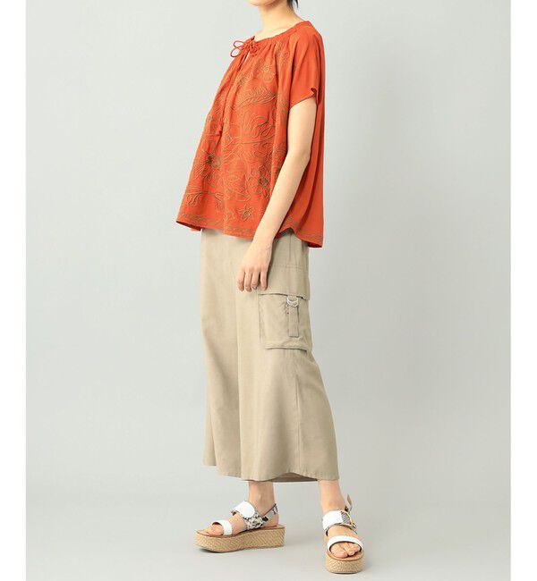  「エスニック刺繍トップ」|シャツ・ブラウス|