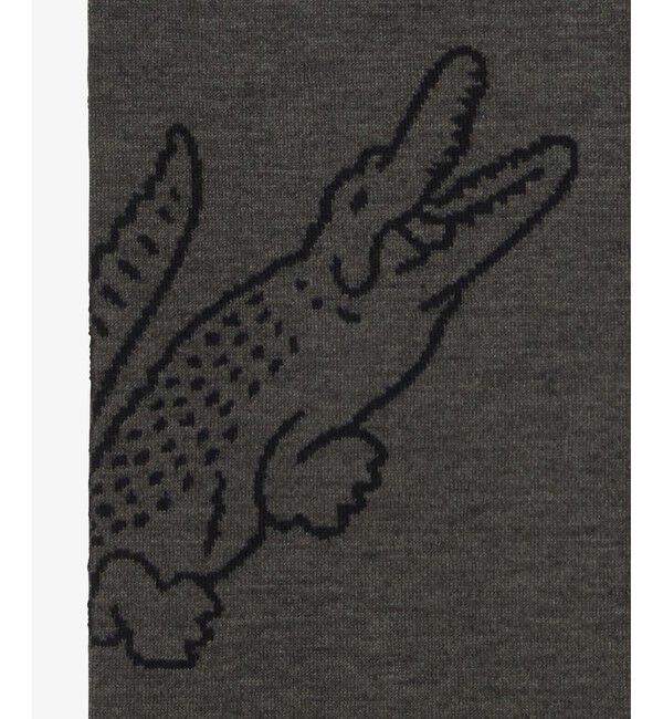 LACOSTE「ワニロゴジャカードリバーシブルマフラー」|マフラー|