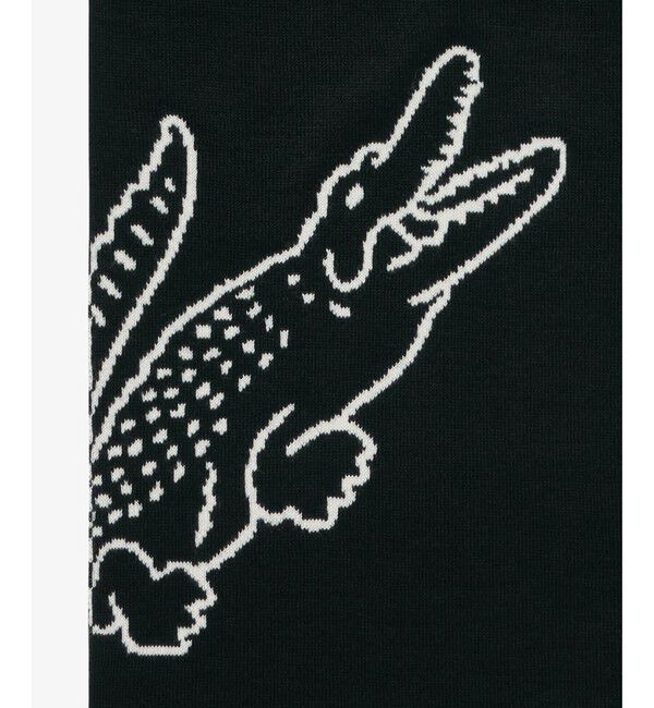 LACOSTE「ワニロゴジャカードリバーシブルマフラー」|マフラー|