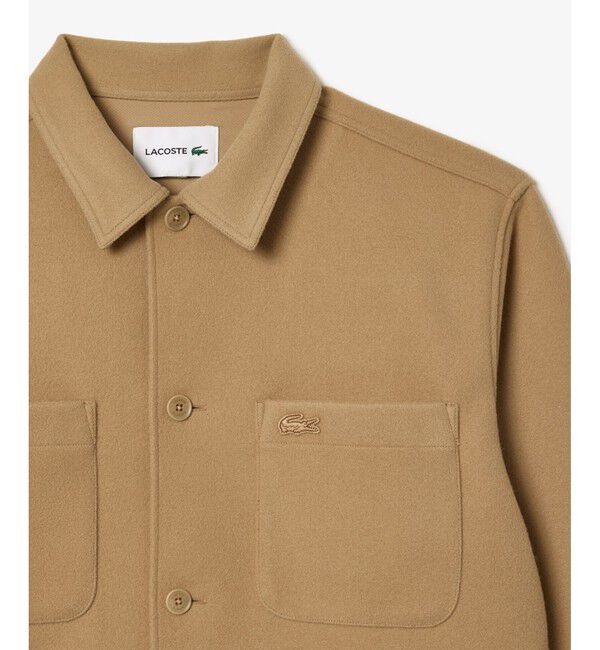 LACOSTE「テクニカルフランネルシャツ」|シャツ・ブラウス|