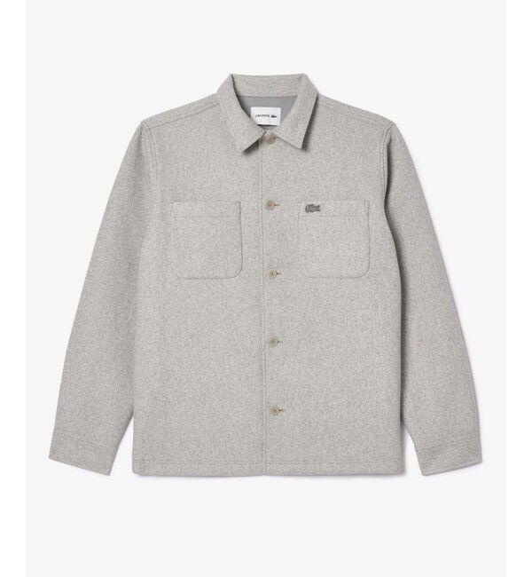 LACOSTE「テクニカルフランネルシャツ」|シャツ・ブラウス|グレー