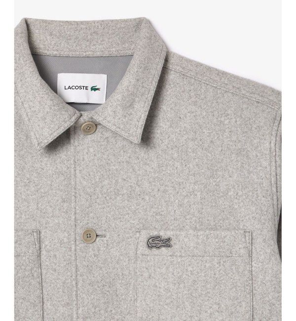 LACOSTE「テクニカルフランネルシャツ」|シャツ・ブラウス|
