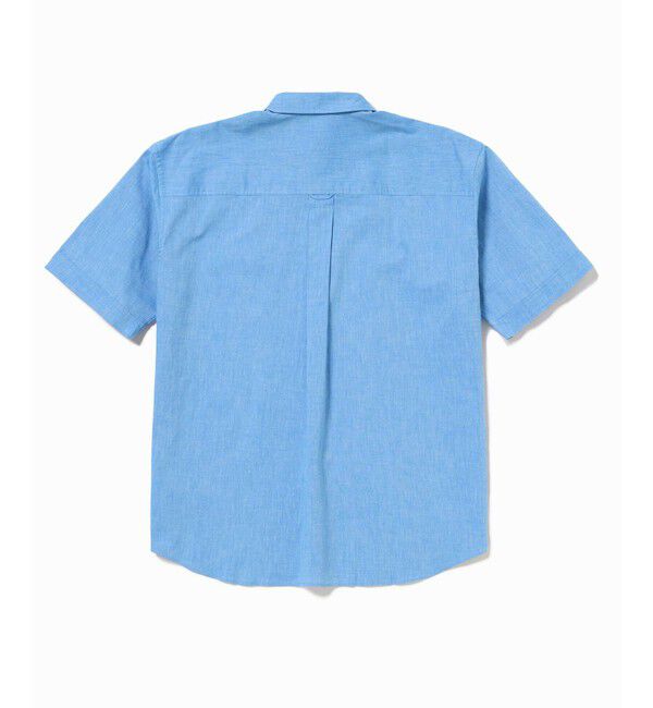 LACOSTE「ウォッシュドオックスフォード半袖ボタンダウンシャツ」|シャツ・ブラウス|