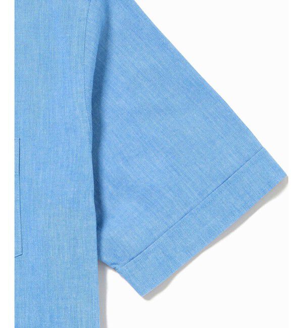 LACOSTE「ウォッシュドオックスフォード半袖ボタンダウンシャツ」|シャツ・ブラウス|