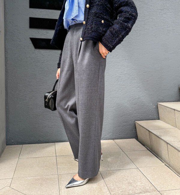 NOLLEY'S「愛されフラノタックワイドパンツ」|その他|