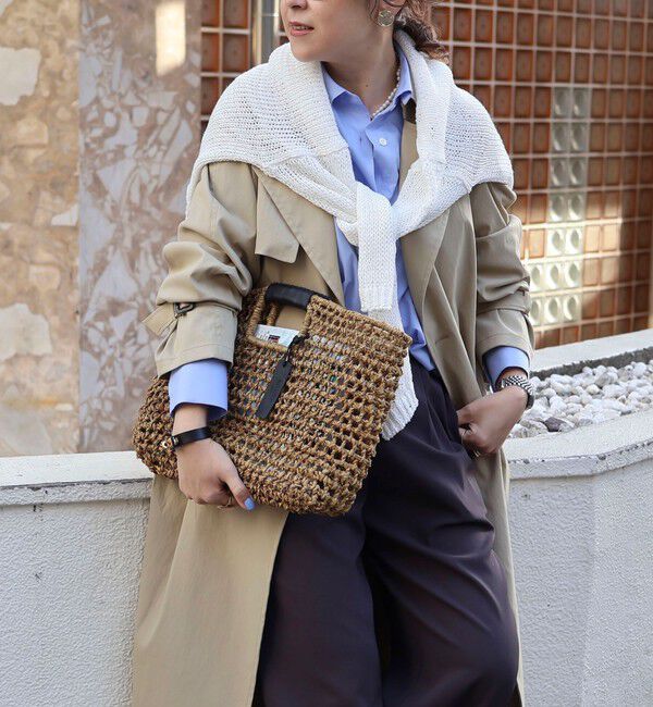 NOLLEY'S「【BAGMATI/ バグマティ】ラフィアかごバッグ【PR林☆別注アイテム】」|かごバッグ|