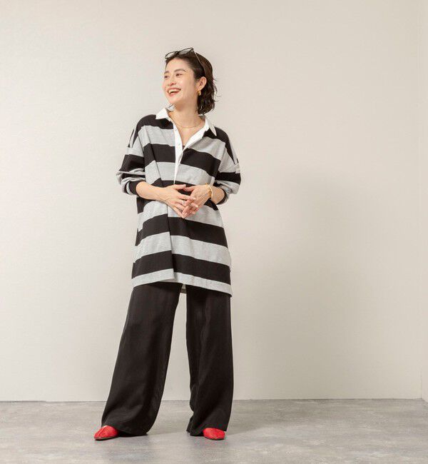 MAQWEL「【新色追加】【MAQWEL/マクウェル】ウォッシャブルBIGラガーシャツ」|シャツ・ブラウス|