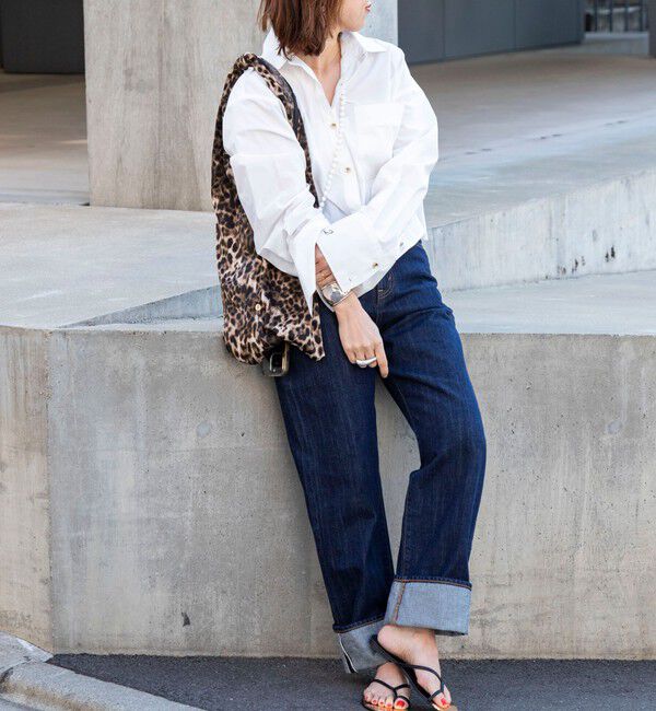 NOLLEY'S「MY STANDARD ショートシャツ」|シャツ・ブラウス|ホワイト