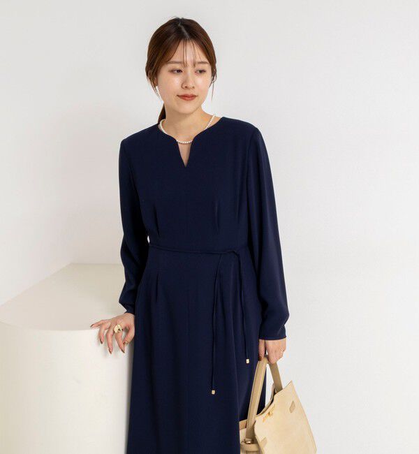 NOLLEY'S「ウォッシャブルウエストタックワンピース」|ワンピース|