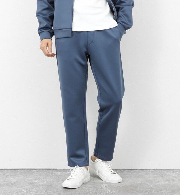 NOLLEY'S goodman「《セットアップ対応》ダブルニットイージーパンツ 26SS」|チノ|グレイッシュブルー