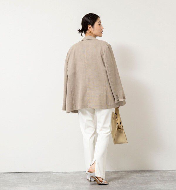 NOLLEY'S sophi「ウォッシャブルカットジョーゼットスリットパンツ」|その他|