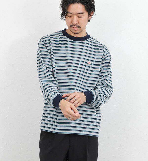 NOLLEY'S goodman「【DANTON/ダントン】DT-C0200TCB STRIPE LONG SLEEVE T-SHIRT 26SS」|Tシャツ・カットソー|