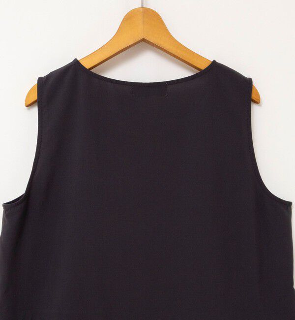 NOLLEY'S「【WEB限定】ウォッシャブルヘムレースサテンタンク」|タンクトップ|