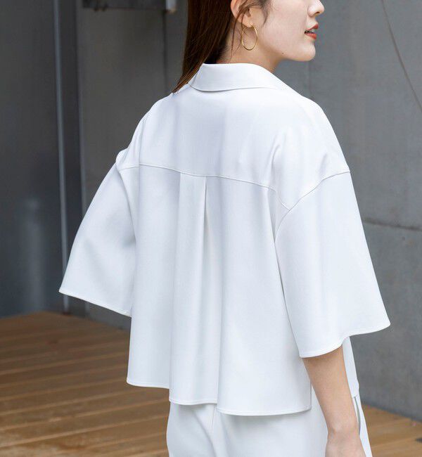 NOLLEY'S「《セットアップ対応》ウォッシャブルイージーツイルシャツ」|シャツ・ブラウス|