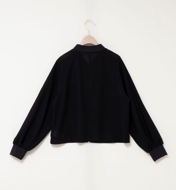 NOLLEY'S sophi「ウォッシャブルカラミメッシュジップアップブルゾン」|ブルゾン・スタジャン|