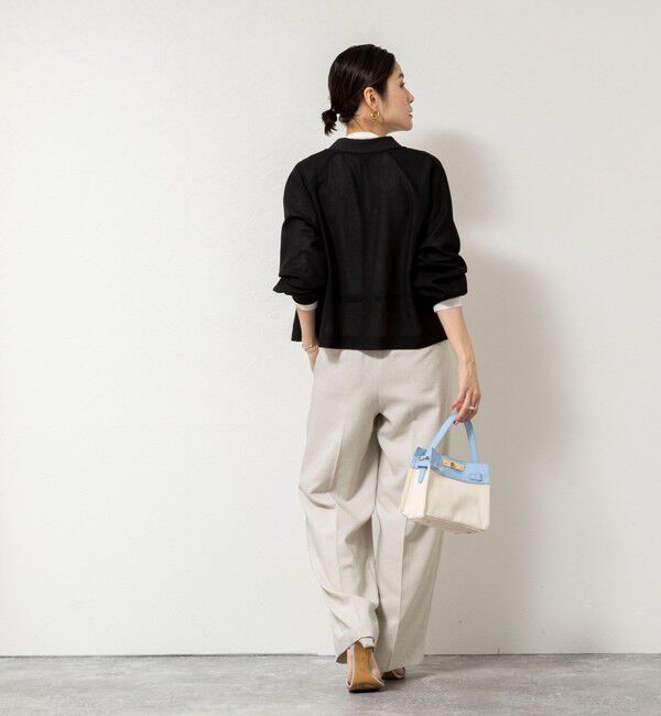 NOLLEY'S sophi「ウォッシャブルカラミメッシュジップアップブルゾン」|ブルゾン・スタジャン|