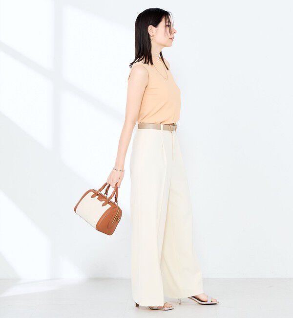 NOLLEY'S sophi「《手洗い可能》マルチファンクションハイネックノースリーブプルオーバー」|ニット・セーター|