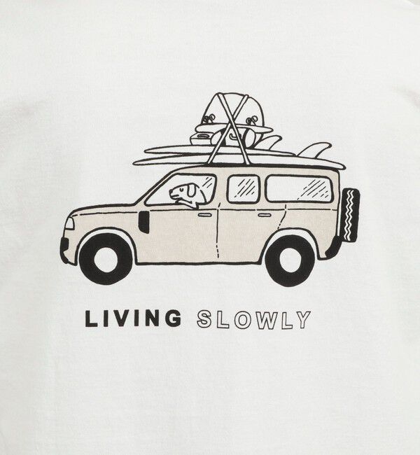 NOLLEY'S goodman「別注 SLOWLY WAGON バックプリントTシャツ 26SS」|Tシャツ・カットソー|