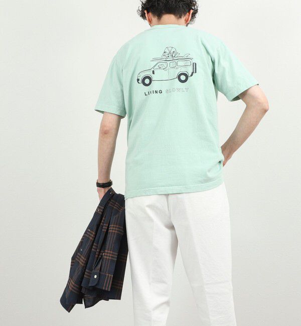 NOLLEY'S goodman「別注 SLOWLY WAGON バックプリントTシャツ 26SS」|Tシャツ・カットソー|