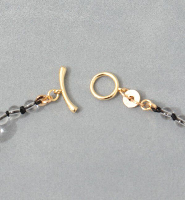 grace grace「【grace grace/グラスグラス】カラーヤーンノット天然石ネックレス」|ネックレス|