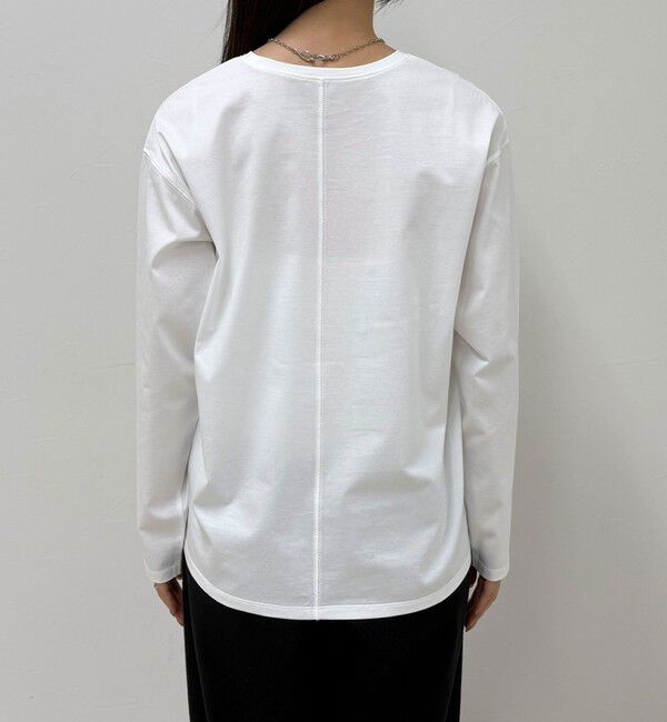 fredy emue「ワンポイント刺繍ロゴロンTシャツ」|Tシャツ・カットソー|