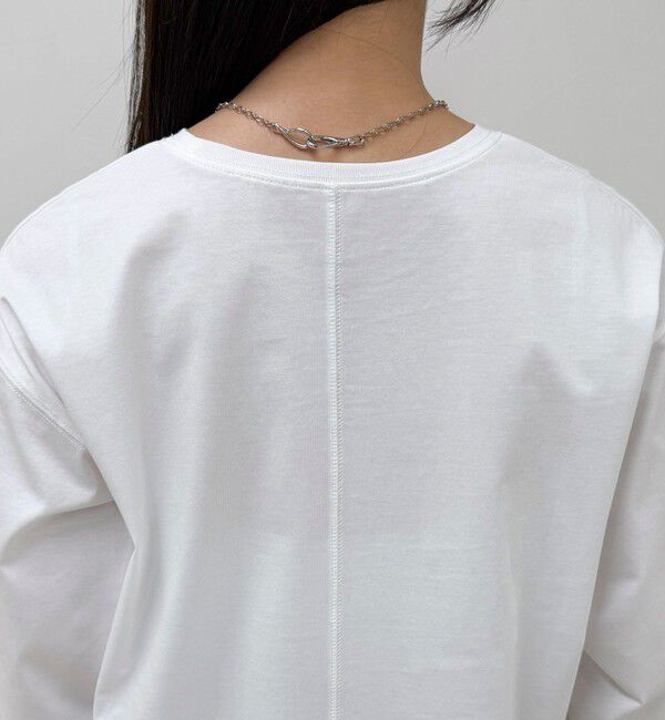 fredy emue「ワンポイント刺繍ロゴロンTシャツ」|Tシャツ・カットソー|