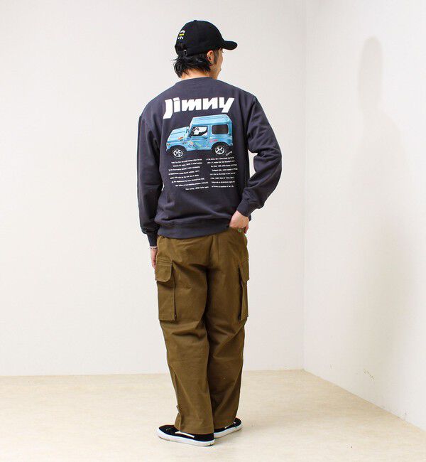 GLOSTER「【ロングセラーコラボ】ジムニー&times;GLOSTER Suzuki Jimny 裏毛プリントスウェット」|スウェット・ジャージ|