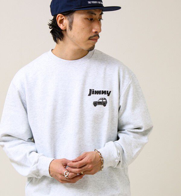 GLOSTER「【ロングセラーコラボ】ジムニー&times;GLOSTER Suzuki Jimny 裏毛プリントスウェット」|スウェット・ジャージ|
