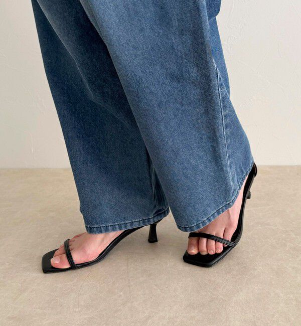 fredy emue「《セットアップ対応》ラップデニムパンツ」|デニム|