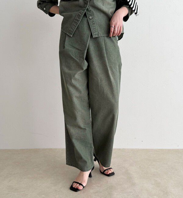 fredy emue「《セットアップ対応》ラップデニムパンツ」|デニム|