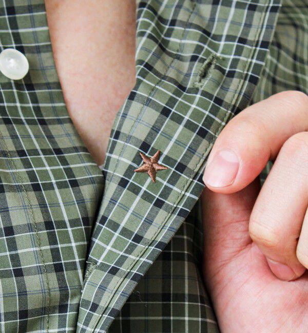 GLOSTER「【BOY ASTLAD刺繍】ボタンダウンシャツ ストライプ/チェック」|シャツ・ブラウス|