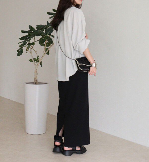 fredy emue「カットジョーゼットインゴムタイトスカート」|スカート|