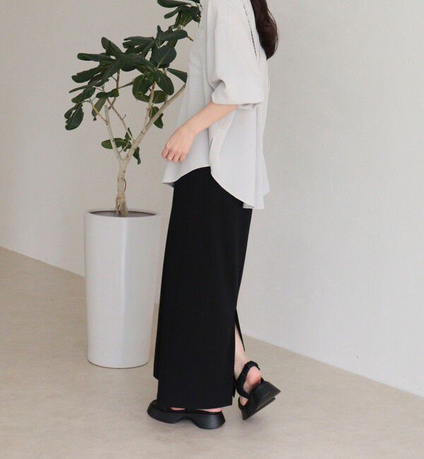 fredy emue「カットジョーゼットインゴムタイトスカート」|スカート|